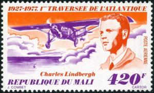 Colnect-2223-491-Charles-Lindbergh-and-his-plane--quot-Spirit-of-St-Louis-quot-.jpg