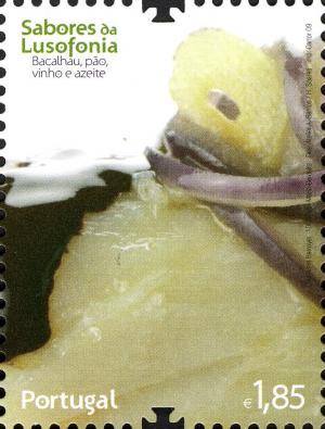 Colnect-596-623-Portugal-Stockfish-bread-grapes-and-olive-oil.jpg