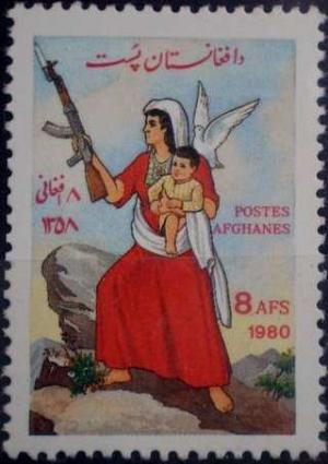 Colnect-1782-203-Woman-with-Baby-Dove-and-Rifle.jpg