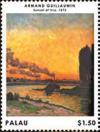 Colnect-4909-992--Sunset-at-Ivry--by-Armand-Guillaumin.jpg