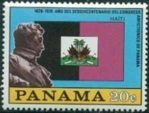 Colnect-2599-082-Bolivar-and-Haiti-Flag.jpg