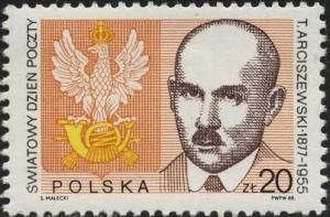 Colnect-3059-939-Tomasz-Arciszewski-1877-1955-Postmaster-Post-crest.jpg
