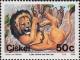 Colnect-3565-077-Folklore-Legend-of-Little-Jackal-and-Lion-Lion-falling.jpg