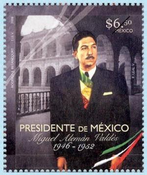 Colnect-330-832-President-of-Mexico-Miguel-Alem-aacute-n-Vald-eacute-s-1946-1952.jpg