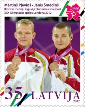 Colnect-1729-276-Olympic-medalists-Martins-Plavins-and-Janis-Smedins.jpg