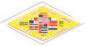 Colnect-2537-510-Flags-of-member-states-of-the-OAS.jpg