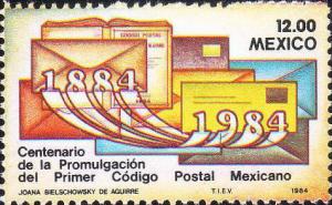 Colnect-2926-804-Centenary-of-the-Enactment-of-the-First-Mexican-Postal-Code.jpg