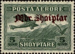 Colnect-3907-419-Airplane-Crossing-Mountains-overprinted-in-red-brown.jpg