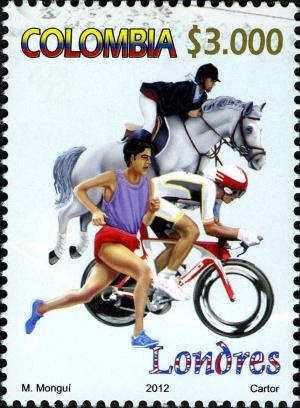 Colnect-2206-936-Athletism-Cycling-Equestrianism.jpg
