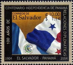 Colnect-2896-270-Flags-from-El-Salvador-and-Panama.jpg