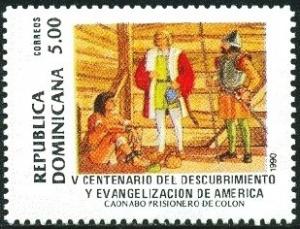 Colnect-2936-679-Columbus-and-Caonabo-Indian-prisoner.jpg