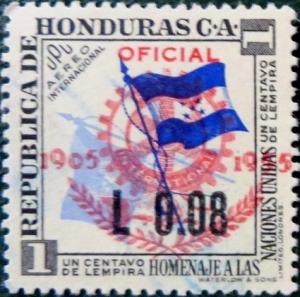 Colnect-2936-731-Flags-of-UN-and-Honduras-overprinted-and-surcharged.jpg