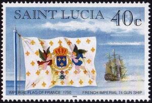 Colnect-3505-165-French-royal-standard-1750-and-ship-of-the-line.jpg
