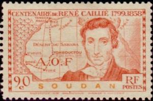 Colnect-802-992-Rene-Caillie-and-Map-of-Northwestern-Africa.jpg