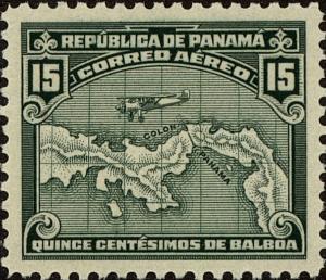 Colnect-3837-938-Airplane-over-Map-of-Panama.jpg