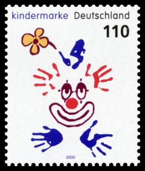 Stamp_Germany_2000_MiNr2134_Kinder_Clown.jpg