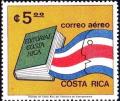 Colnect-1969-538-Costa-Rican-flag-emanating-from-book.jpg