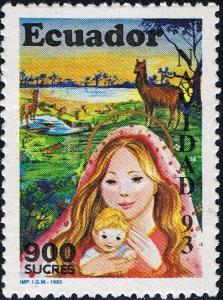 Colnect-5544-146-Madonna-and-Child-in-front-of-South-American-Landscape.jpg