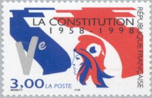 Colnect-146-616-The-Constitution-of-the-Fifth-Republic-1958-1998.jpg