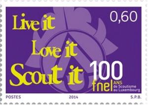 Colnect-2178-229-100-years-of-scouting-in-Luxembourg.jpg