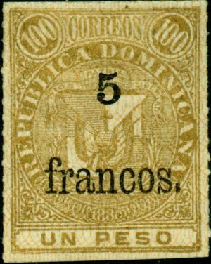 Colnect-3030-373-Coat-of-arms-from-1881-surcharged-5Fr-on-100c.jpg