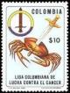 Colnect-3508-074-Emblem-of-the-colombian-league-sword-through-crab.jpg