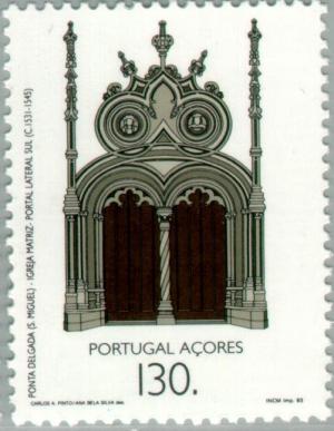 Colnect-186-908-South-door-Ponta-Delgada-Church.jpg