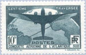 Colnect-143-093-100th-Atlantic-Crossing-of-French-Postal-Aircraft.jpg