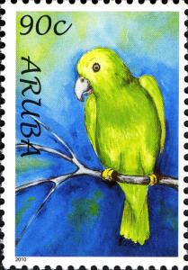 Colnect-977-275-Yellow-faced-Parrot-Alipiopsitta-xanthops.jpg
