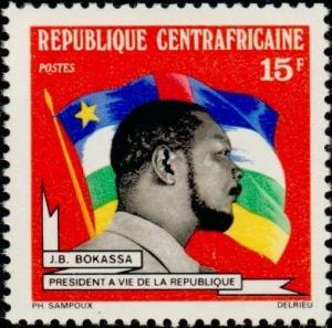 Colnect-1055-558-Jean-Bedel-Bokassa-president-for-life-of-the-Republic.jpg
