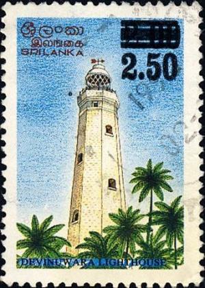 Colnect-1379-176-Devinuwara-Lighthouse-Surcharged.jpg