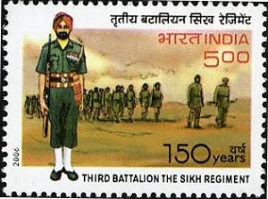 Colnect-542-534-150-Years-of-Third-Battalion-The-Sikh-Regiment.jpg