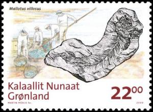Colnect-4434-468-Fossils-in-Greenland---Mallotus-villosus.jpg