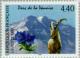 Colnect-146-395-Vanoise-National-Park-Alpine-Ibex-Capra-ibex-Gentian.jpg