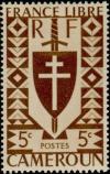 Colnect-703-907-Lorraine-cross-and-Joan-of-Arc--s-shield.jpg
