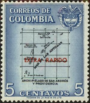 Colnect-4945-493-Map-San-Andres-and-Providencia-Overprinted.jpg