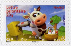 Colnect-762-163-Humorous-cow-by-Alexis-Nesmes.jpg