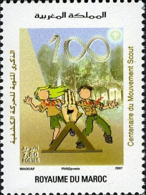 Colnect-614-856-Centenary-of-Scouting.jpg