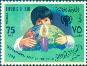 Colnect-1894-331-Child-with-globe-burning-candle.jpg