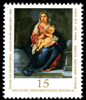 Colnect-1979-982--quot-Mary-with-the-Child-quot--by-Murillo.jpg