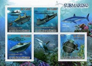 Colnect-2381-643-Sheet-with-submarines-and-sharks.jpg