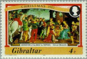 Colnect-120-429-Christmas-1983---Adoration-of-the-Magi-by-Raphael--Vatican-.jpg