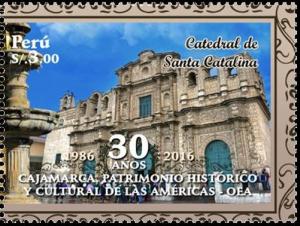 Colnect-4259-831-Cajamarca---30-years-historic--amp--cultural-heritage-of-America.jpg