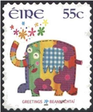 Colnect-1325-603-Greetings--Stylized-Trumpeting-Elephant.jpg