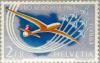 Colnect-140-221--quot-Pro-Aero-1963-quot--Sailplane-in-front-of-jet-aircraft.jpg