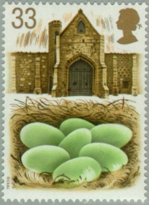 Colnect-122-868-Eggs-in-Nest-Tithe-Barn---Abbotsbury.jpg
