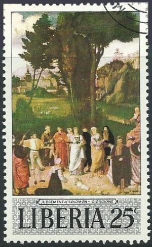 Colnect-1670-776-Judgment-of-Solomon-Giorgione.jpg