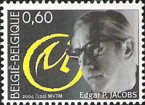 Colnect-567-451-France-Belgium-Joint-Issue-Edgar-PJacobs-Comic-author.jpg