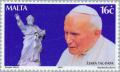 Colnect-131-457-Pope-John-Paul-II-and-statue-of-St-Paul.jpg
