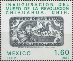 Colnect-2913-143-Opening-of-the-Museum-of-the-Revolution-Chihuahua-Chih.jpg